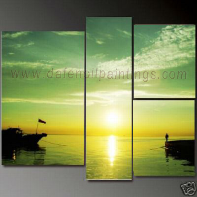 Dafen Oil Painting on canvas seascape painting -set651